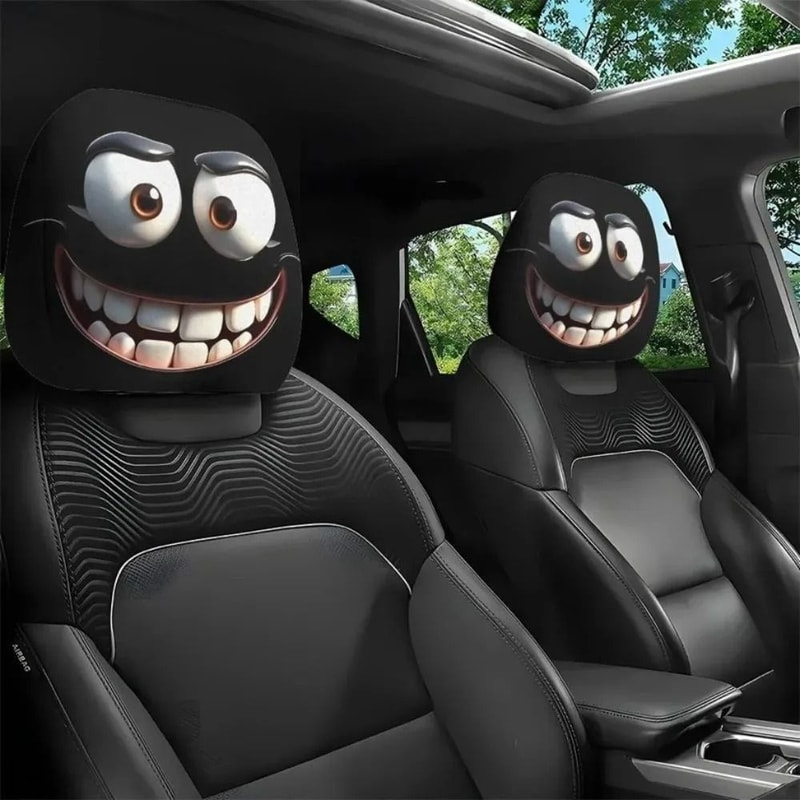 Universal Breathable Elastic Car Headrest Cover 7