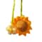 Handmade Woven Sunflower Car Hanging Ornament 6