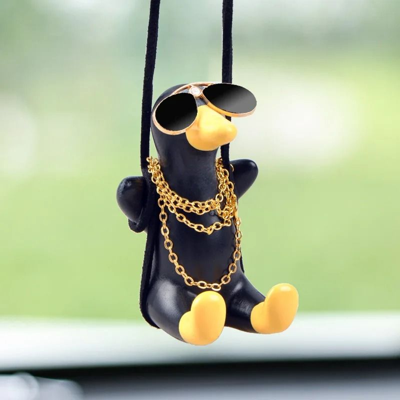 Cute Swing Duck Car Rearview Mirror Pendant 8