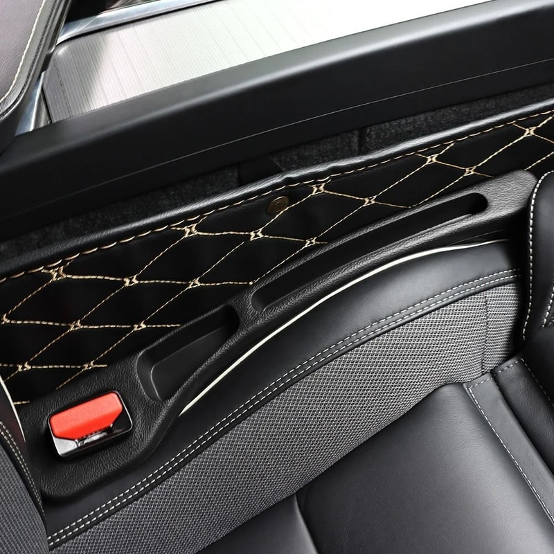 Opel Vauxhall Universal Leather Seat Crevice Organizer 3