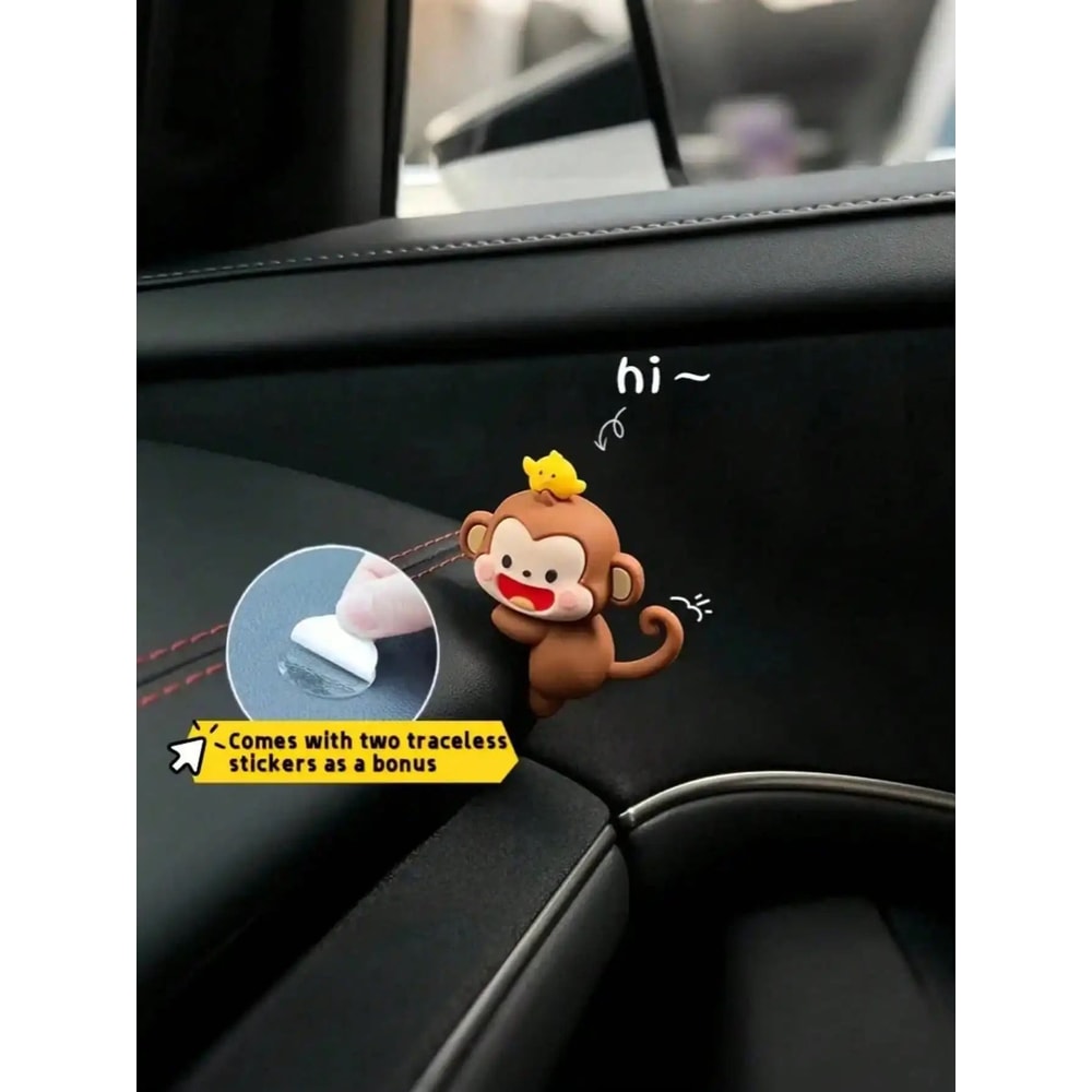 Adorable Mini Monkey Car Ornament 3