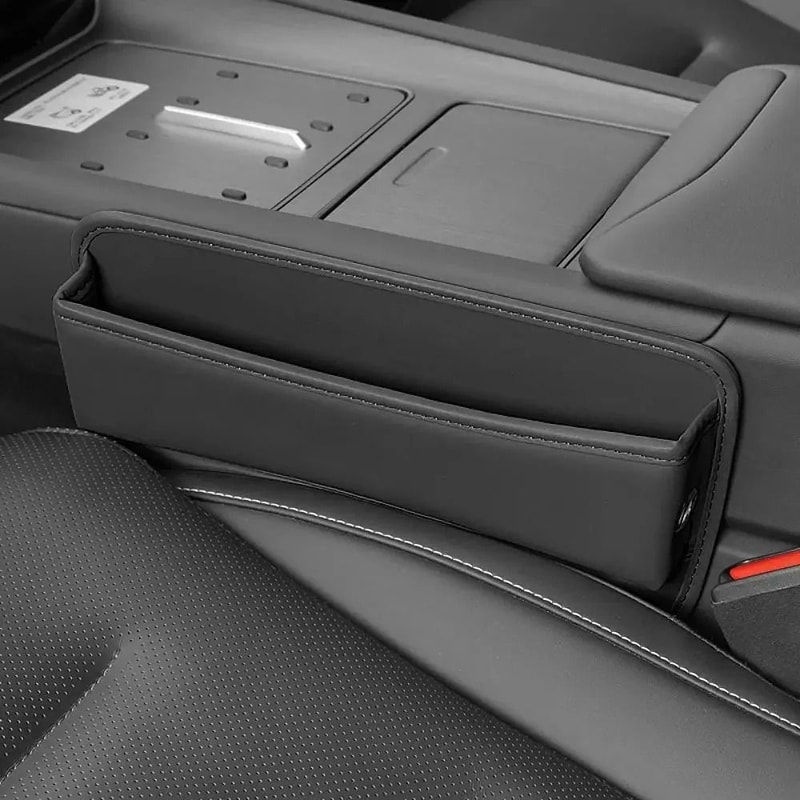 Universal Premium Leather Car Seat Gap Organizer 1