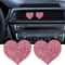 Crystal Heart Sparkling Car Air Vent Freshener 2Pack 0