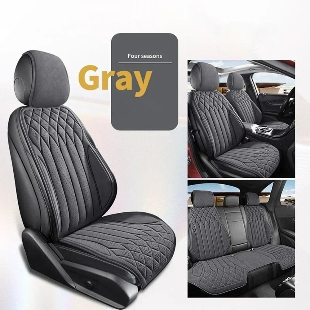 AllSeason Perforated Linen Universal Car Seat Protection 9