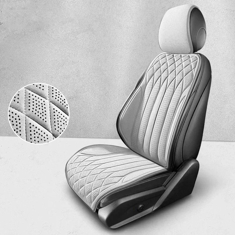 AllSeason Perforated Linen Universal Car Seat Protection 22