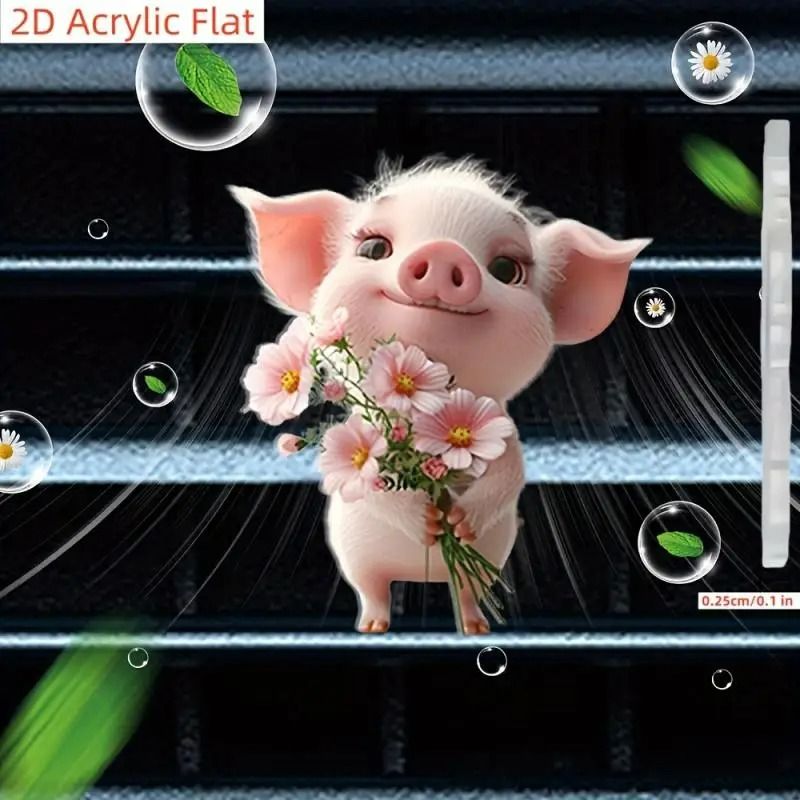 Artisanal 2D Car Air Vent Aromatherapy Clips 24