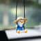 Sitting Swing Duck Car Rearview Mirror Pendant 3