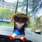 Sitting Swing Duck Car Rearview Mirror Pendant 8