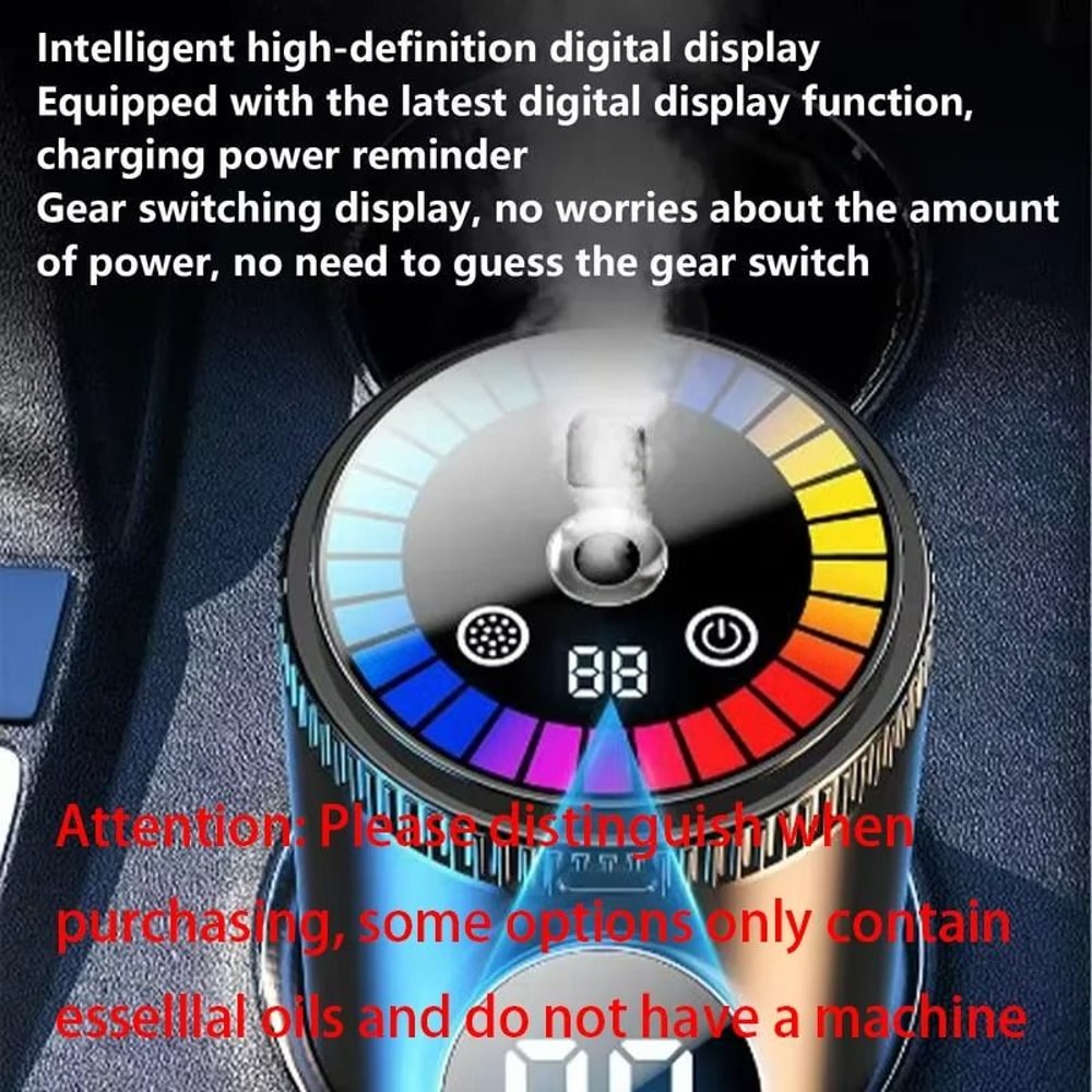 Smart Intelligent Car Air Freshener RGB Starry Sky Diffuser 3