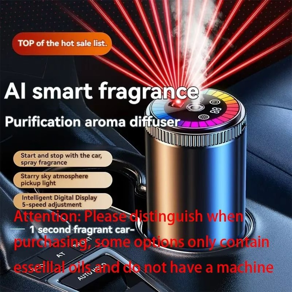 Smart Intelligent Car Air Freshener RGB Starry Sky Diffuser 5