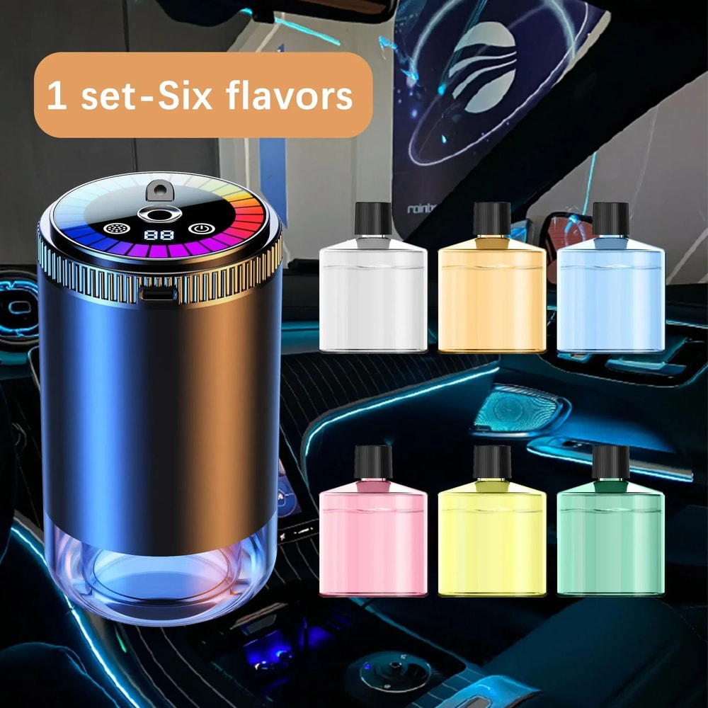 Smart Intelligent Car Air Freshener RGB Starry Sky Diffuser 17