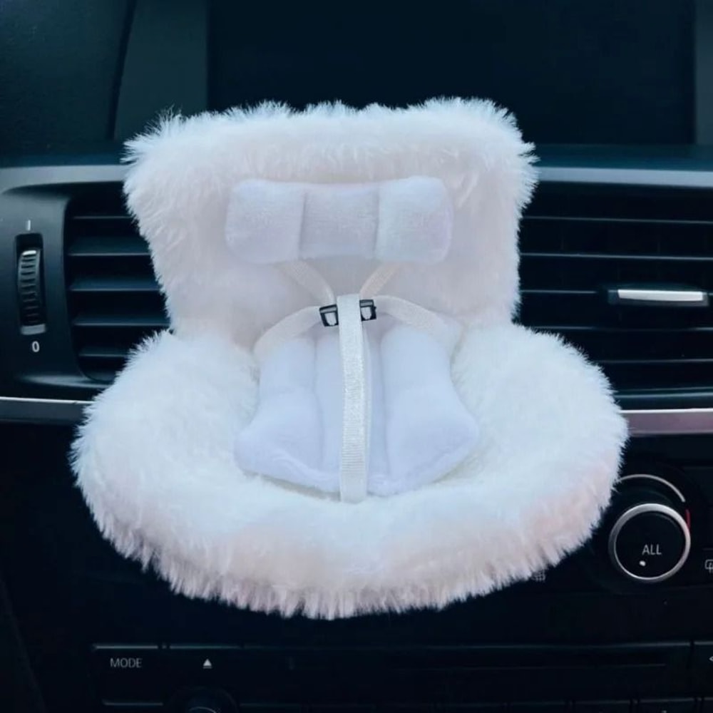 Miniature Labubu Designer Doll Car Safety Seat 6
