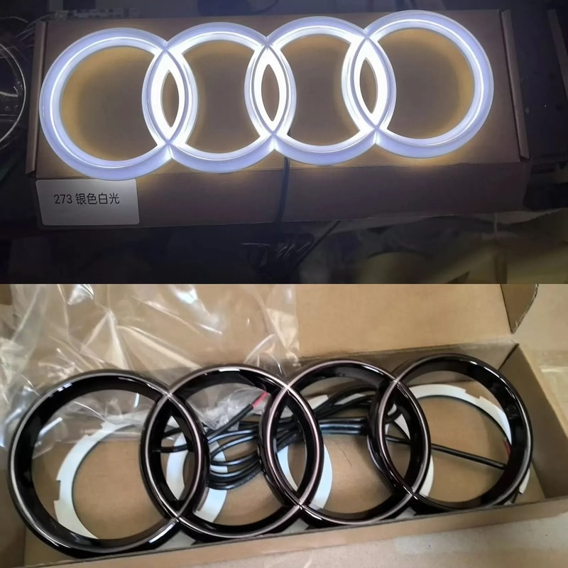 Illuminated QuattroSeries LED Front Grill Emblem 1