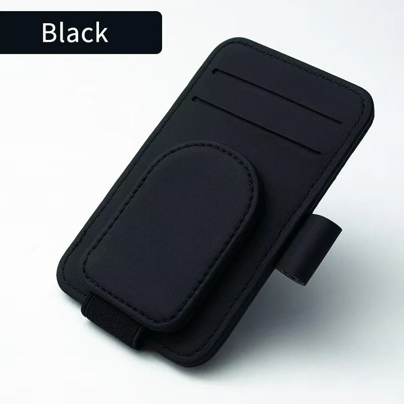 Leather Sun Visor Sunglasses Card Holder 6