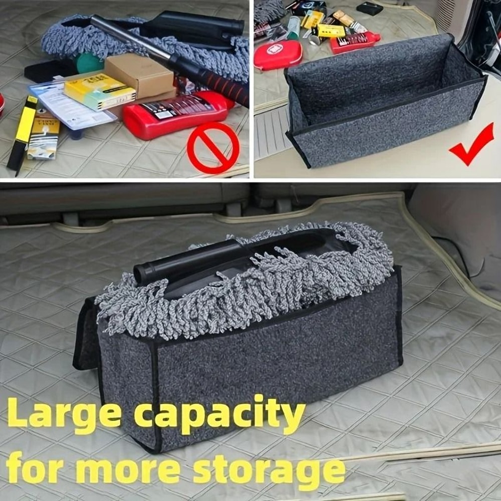 Large HeavyDuty Felt Car Trunk Organizer 1