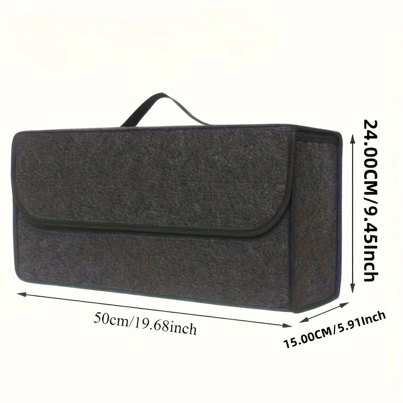 Large HeavyDuty Felt Car Trunk Organizer 3
