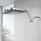 13 In HighPressure Rainfall Shower Head With Extension Arm 0