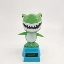 solar-powered dancing shark dashboard ornament