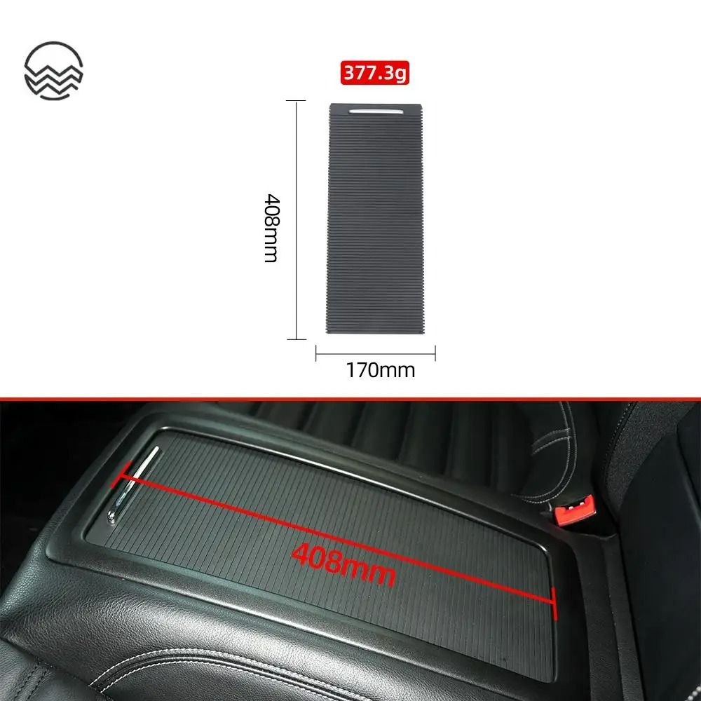 Volkswagen Rear Armrest Console Organizer Rolling Cup Holder 3