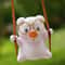 Adorable Pink Swing Pig Rearview Mirror Pendant 8