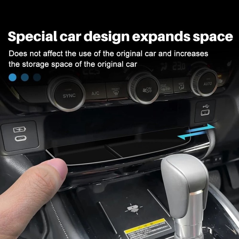 Precision Hidden Center Console Storage Box For Honda Vezel HRV 2025 4