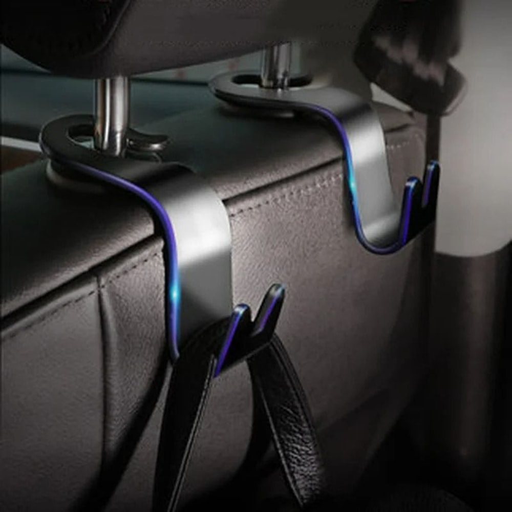 Universal HighLoad Backseat Headrest Hanger Set 4