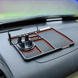 multi-functional non-slip dashboard console station