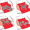 HeavyDuty Convertible Hammock Dog Car Seat Cover 2