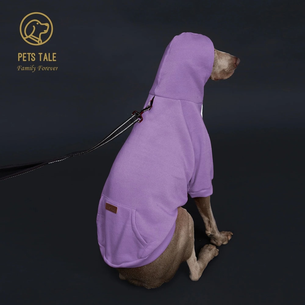 Urban Techwear Dog Hoodie With Leather Detail 4
