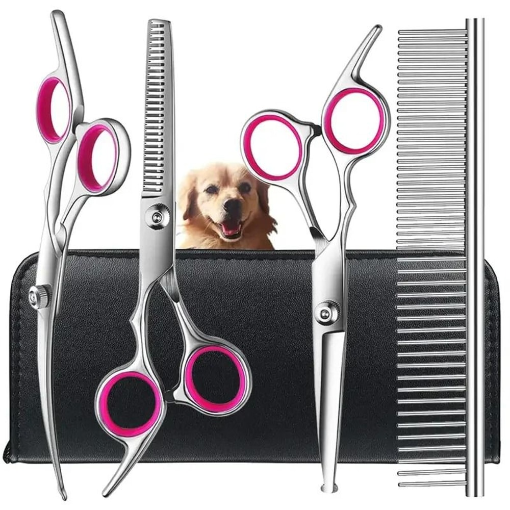 4Piece SafetyTip Pet Grooming Set 7
