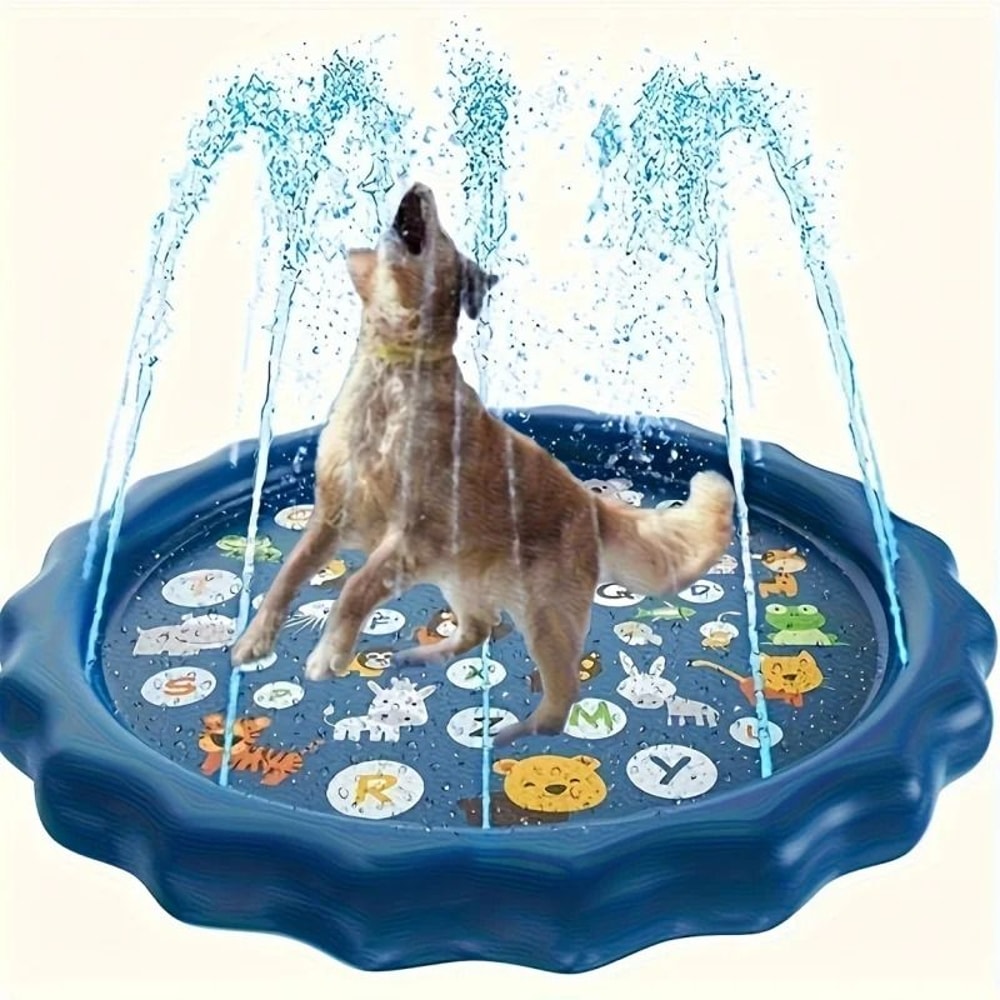 HeavyDuty SmartSpray Outdoor Pet Bath Cooling Basin 0