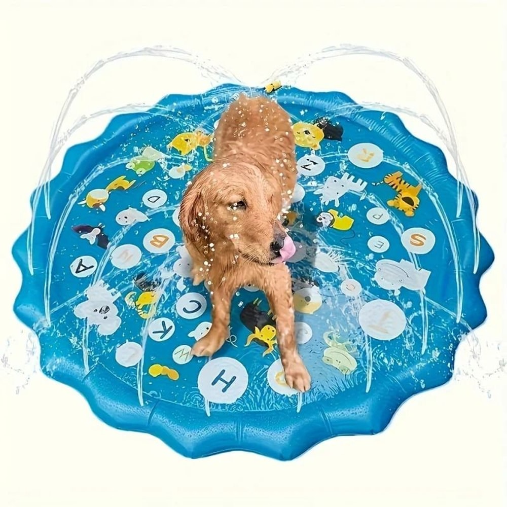 HeavyDuty SmartSpray Outdoor Pet Bath Cooling Basin 4