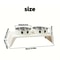 Orthopedic Elevated Double Diner Pet Station 1