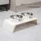 Orthopedic Elevated Double Diner Pet Station 8