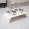 Orthopedic Elevated Double Diner Pet Station 8