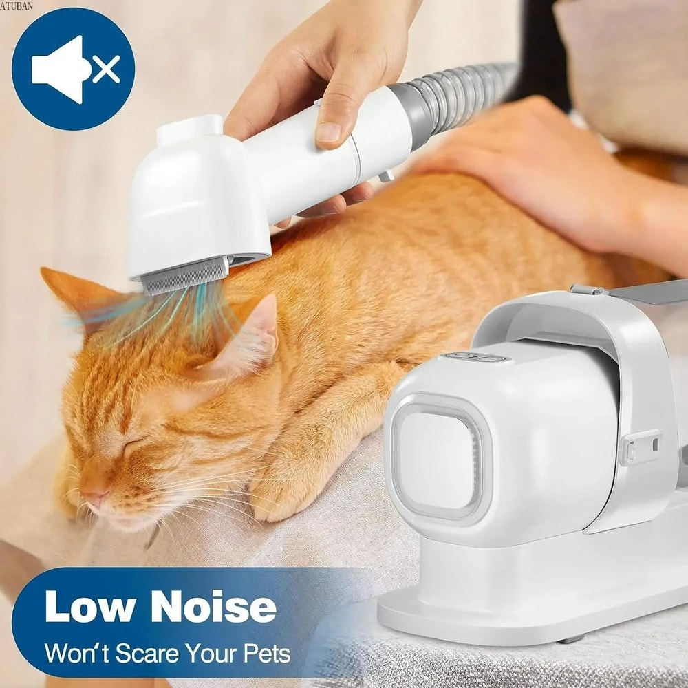 UltraQuiet Pet Grooming Vacuum 5in1 Spa Kit 6