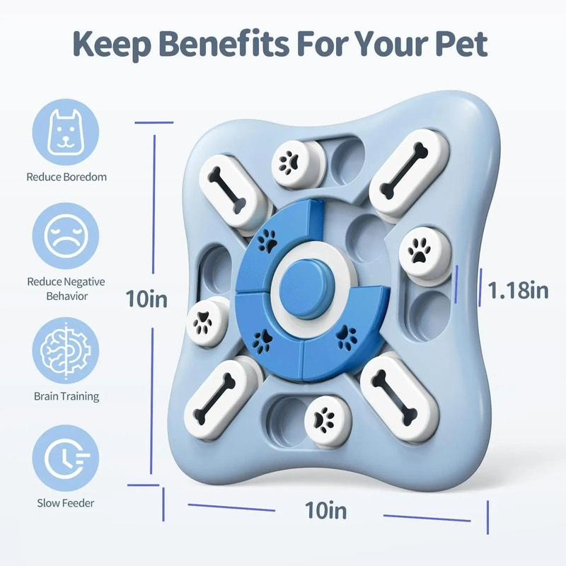 CognitiveBoost Interactive Slow Feeder Puzzle Game 4