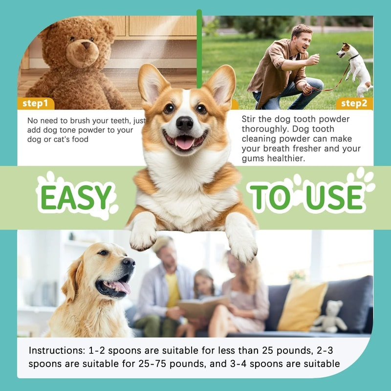 Mint Herbal Pet Dental Polish Breath Freshener 3