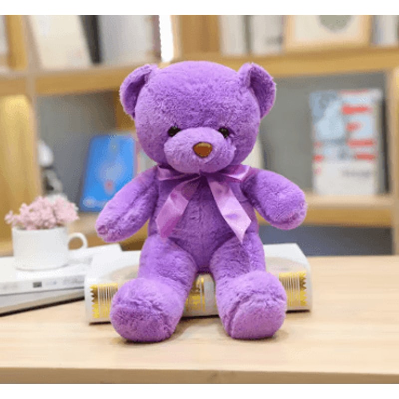 Charming Ribbon Teddy Bear Premium Soft Plush Toy For Gifting Decor 11
