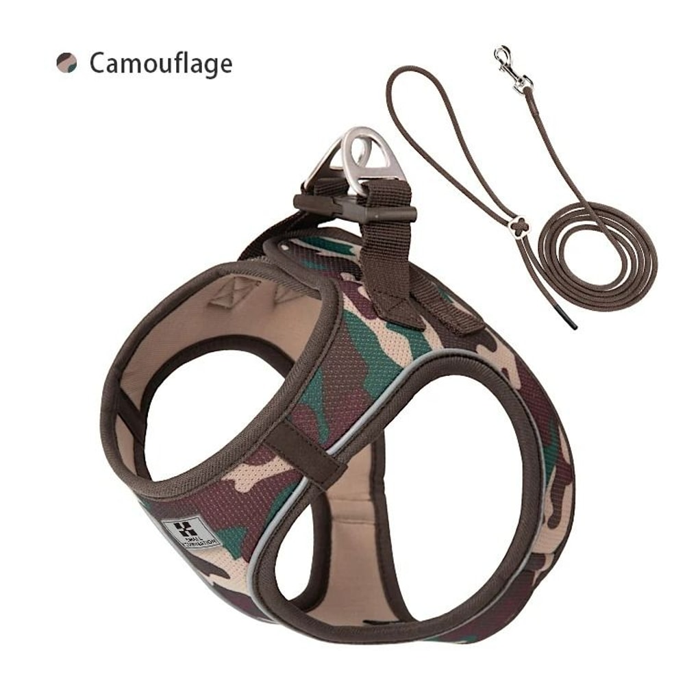 SafeStride Reflective Dog Harness Leash Set 15