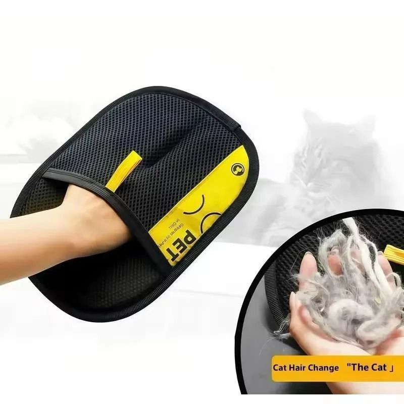 GroomingPro 2in1 Electrostatic Hair Remover Massage Glove 5
