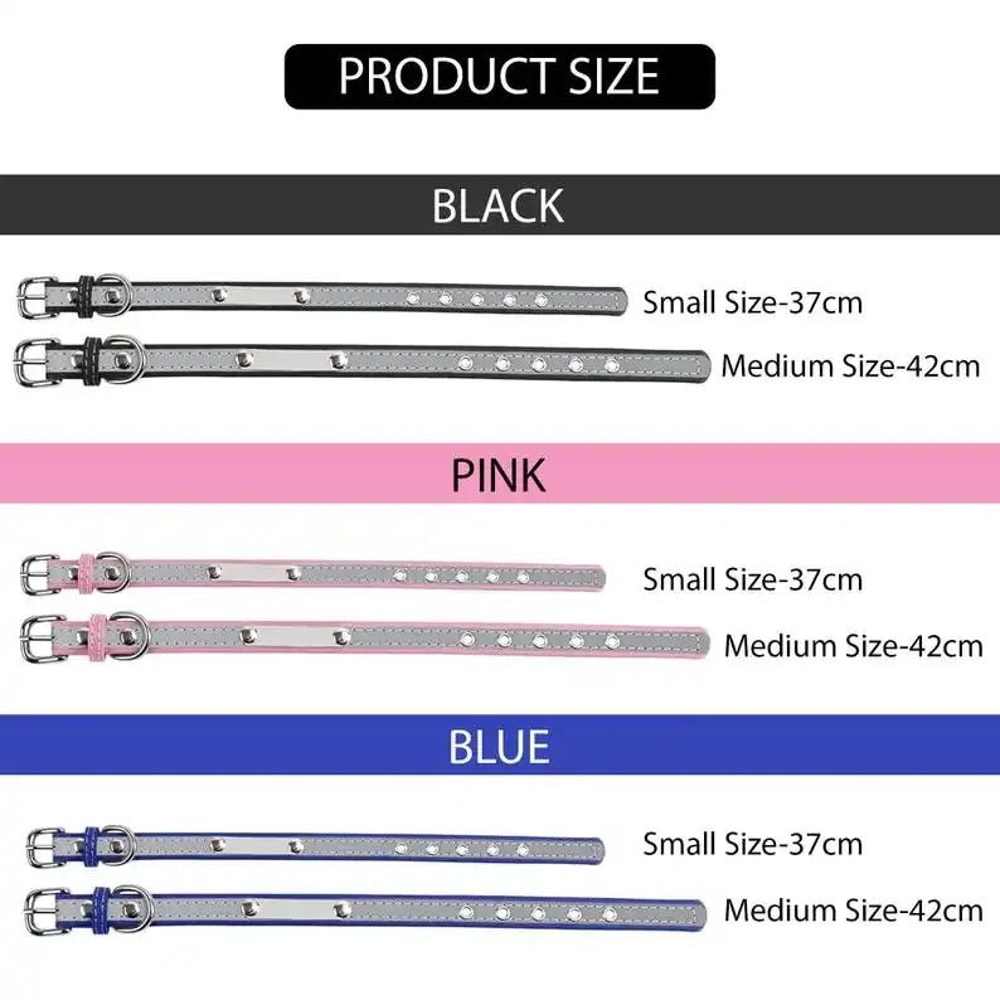 SignatureSeries Custom Engraved Reflective Pet Collar 3