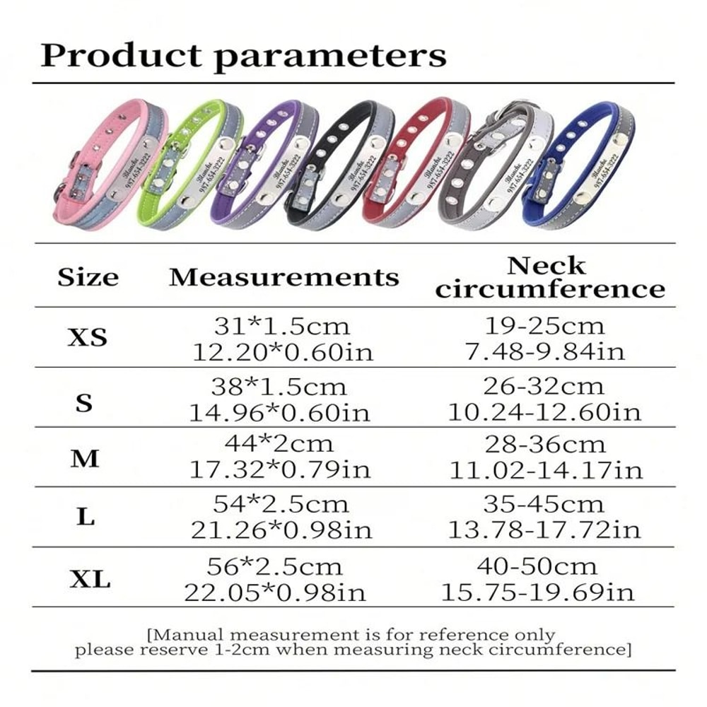 SignatureSeries Custom Engraved Reflective Pet Collar 6