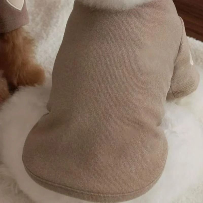 Sweetheart Warm Fleece Pet Base Shirt Cozy Love Bear Puppy Hoodie 2