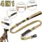 HeavyDuty Tactical Bungee Dog Leash Reflective Shock Absorbing Lead With Car Seatbelt 1