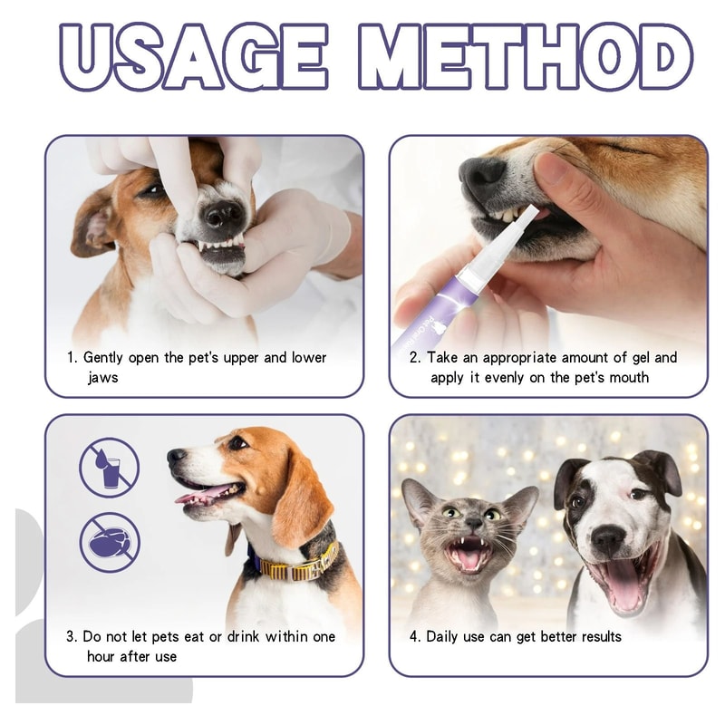 Advanced Pet Dental Care Pen 3ml Tartar Control Fresh Breath Gel 5