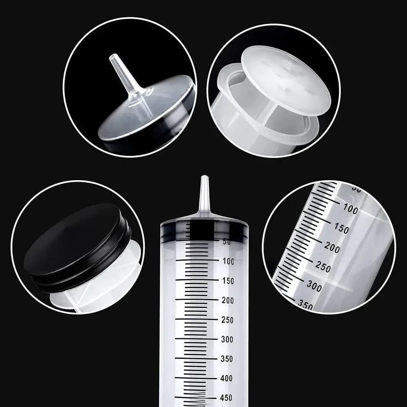 MultiFunctional Precision Feeding Syringe Large Capacity Measurement Tool With 1M Hose 4