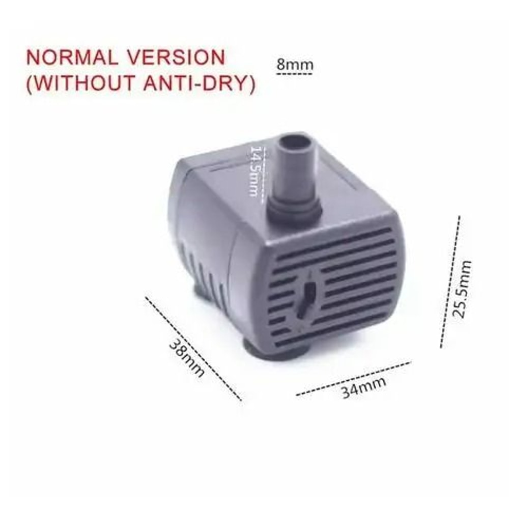 Silent Replacement Water Pump AntiDry Burning Motor For Pet Fountains 6