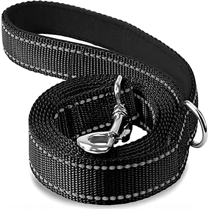 Reflective Safety Dog Leash HeavyDuty Padded Traction Lead For Night Walking 9