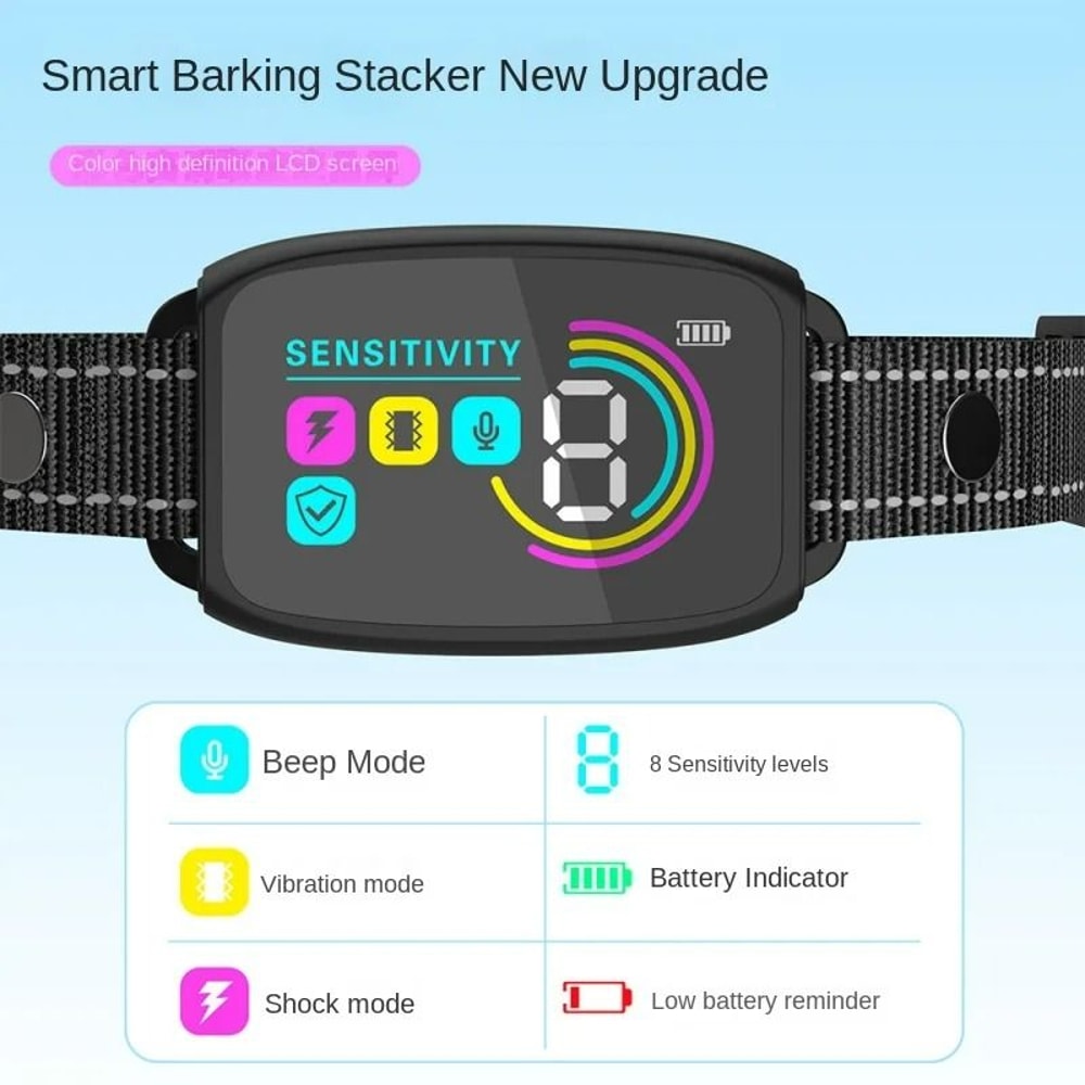 Intelligent AntiBark Training Collar Smart Automatic StopBarking Device 3